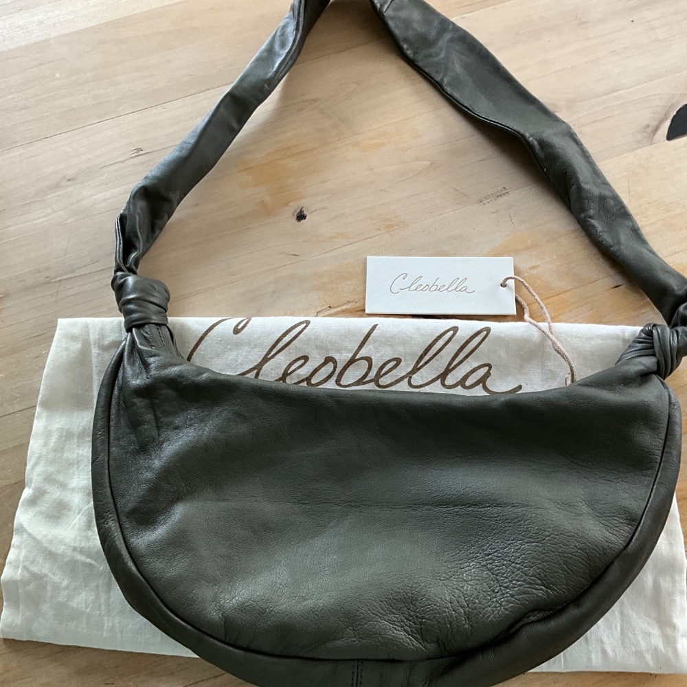 CLEOBELLA DALARY OLIVE DRAB NWT/LEATHER - Picture 2 of 5
